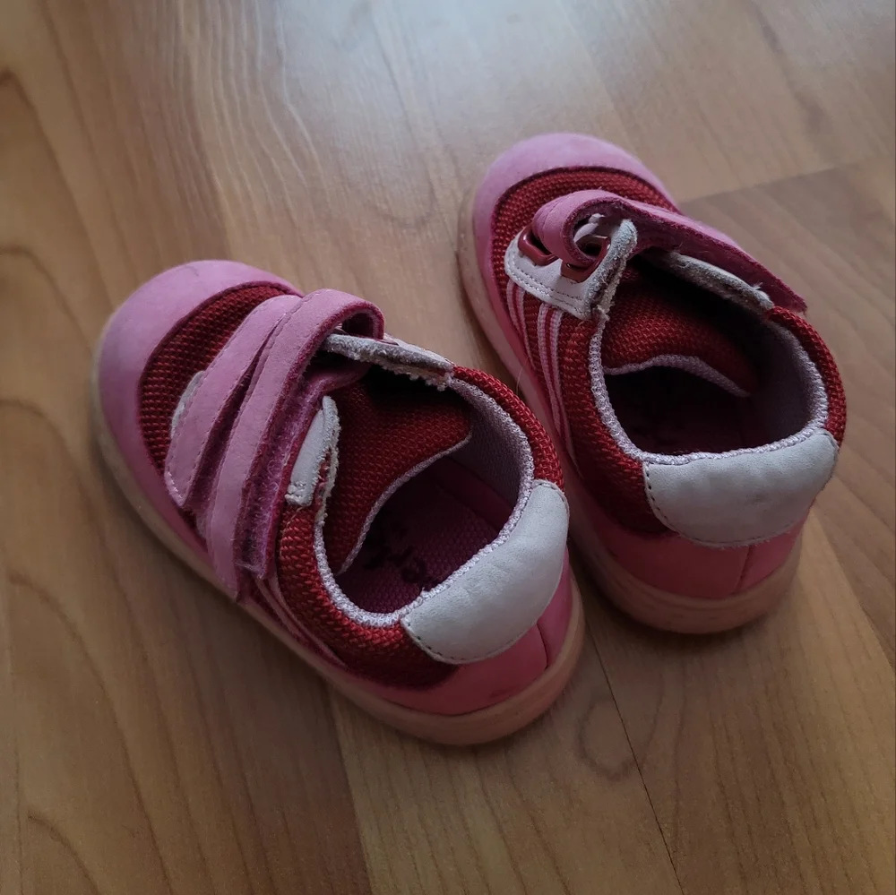 Perfection by Jumping Jacks Girls 5M Walking Toddler Shoes Pink Sneakers Boot